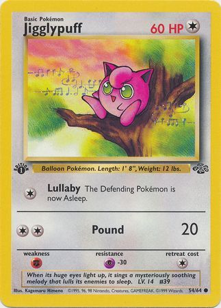 Jigglypuff 54-64  1st edition