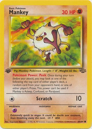 Mankey 55-64 1st edition
