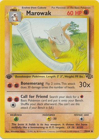 Marowak 39-64 1st edition