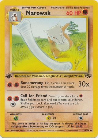 Marowak 39-64  1st edition