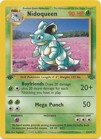 Nidoqueen 23-64 1st edition