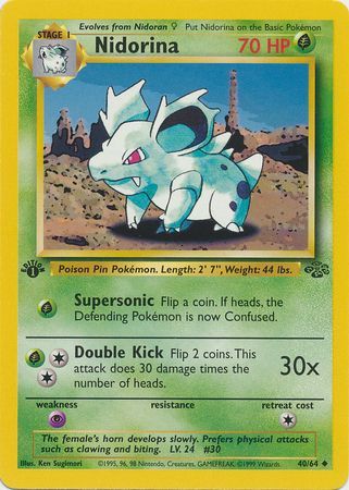 Nidorina 40-64 1st edition