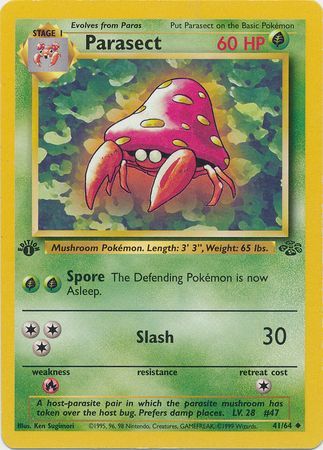 Parasect 41-64 1st edition