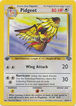 Pidgeot  24-64  1st edition