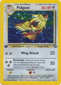 pokemon jungle 1st edition pidgeot 8 64 1st edition