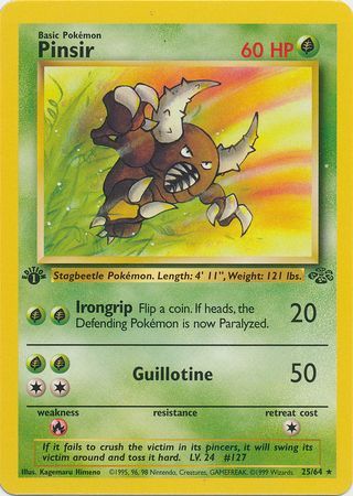 Pinsir 25-64 1st edition