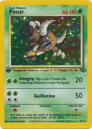 Pinsir 9-64 1st edition