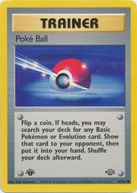 pokemon jungle 1st edition poke ball 64 64 1st edition