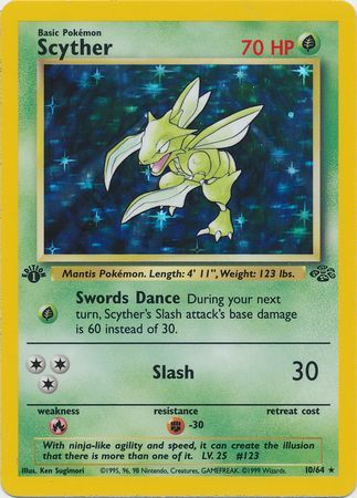 Scyther 10-64 1st edition