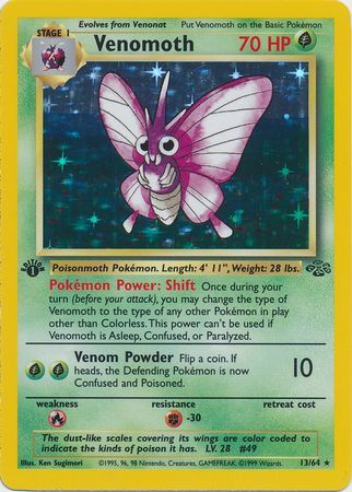 Venomoth 13-64 1st edition