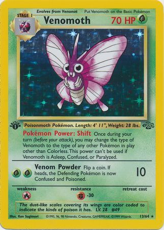 Venomoth  13-64  1st edition