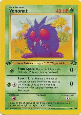 Venonat 63-64  1st edition