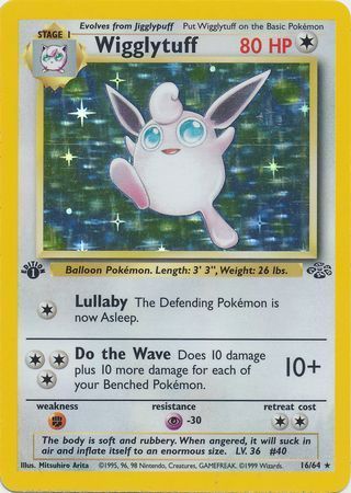 Wigglytuff  16-64  - 1st Edition