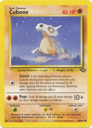 Cubone 50-64