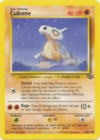 pokemon jungle cubone 50 64