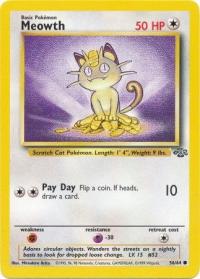 pokemon jungle meowth 56 64