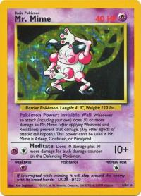 pokemon jungle mr mime 6 64 no set symbol misprint