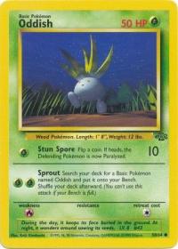 pokemon jungle oddish 58 64