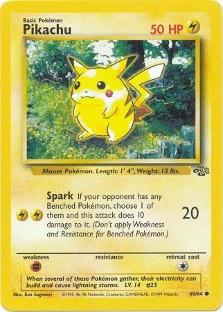 Pikachu 60-64