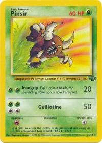 pokemon jungle pinsir 25 64