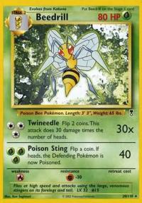 pokemon legendary collection beedrill 20 110