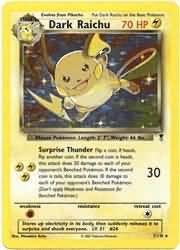 pokemon legendary collection dark raichu 7 110