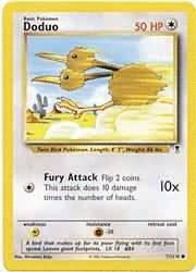 pokemon legendary collection doduo 71 110