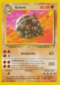 pokemon legendary collection golem 24 110