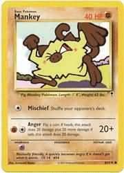 pokemon legendary collection mankey 81 110