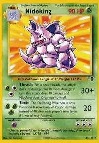 pokemon legendary collection nidoking 31 110