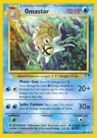 pokemon legendary collection omastar 58 110