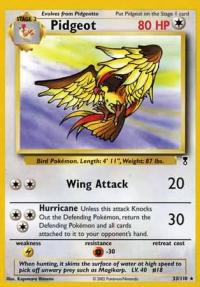 pokemon legendary collection pidgeot 33 110