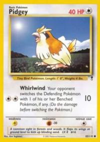 pokemon legendary collection pidgey 85 110