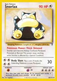 pokemon legendary collection snorlax 64 110