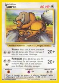 pokemon legendary collection tauros 65 110