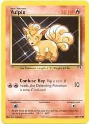 pokemon legendary collection vulpix 98 110