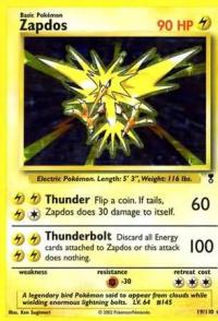 pokemon legendary collection zapdos 19 110