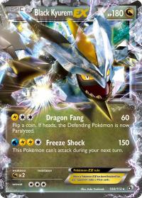 pokemon legendary treasures black kyurem ex 100 113