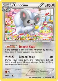 pokemon legendary treasures cinccino rc19 rc25