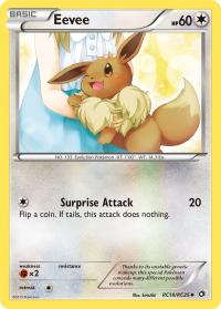 pokemon legendary treasures eevee rc14 rc25