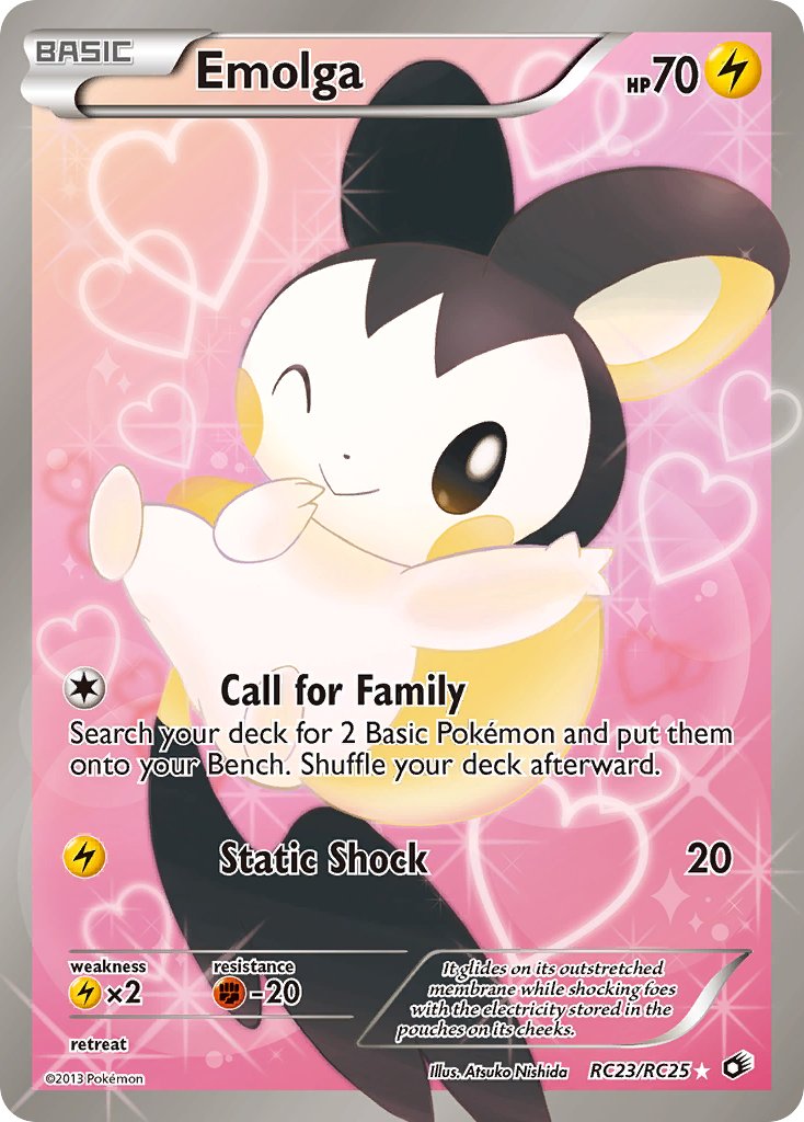 Emolga Full Art RC23-RC25