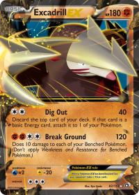 pokemon legendary treasures excadrill ex 82 113