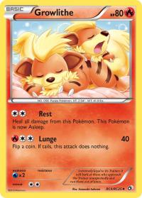 pokemon legendary treasures growlithe rc4 rc25