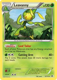 pokemon legendary treasures leavanny 12 113