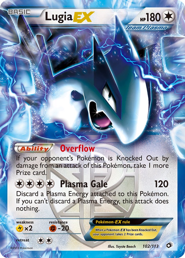 Lugia EX 102-113