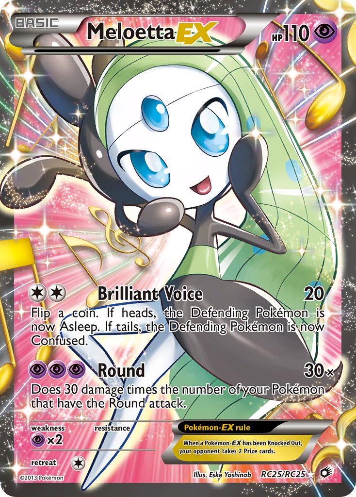 Meloetta EX Full Art RC25-RC25