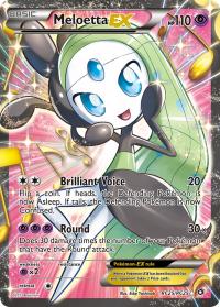 pokemon legendary treasures meloetta ex full art rc25 rc25