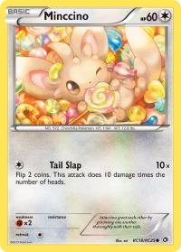 pokemon legendary treasures minccino rc18 rc25