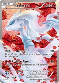 pokemon legendary treasures reshiram full art rc22 rc25