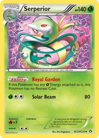 pokemon legendary treasures serperior rc3 rc25